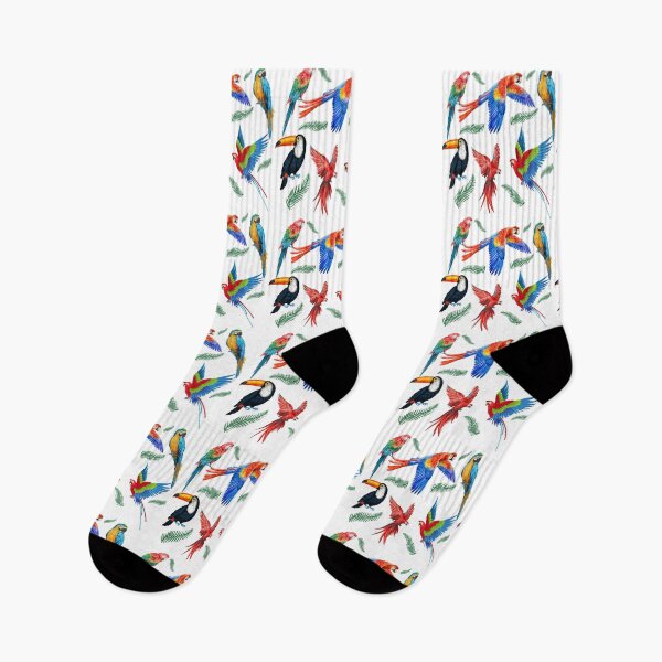Item preview, Tropical Parrot & Toucan Pattern designed and sold by Custom Gift Design .