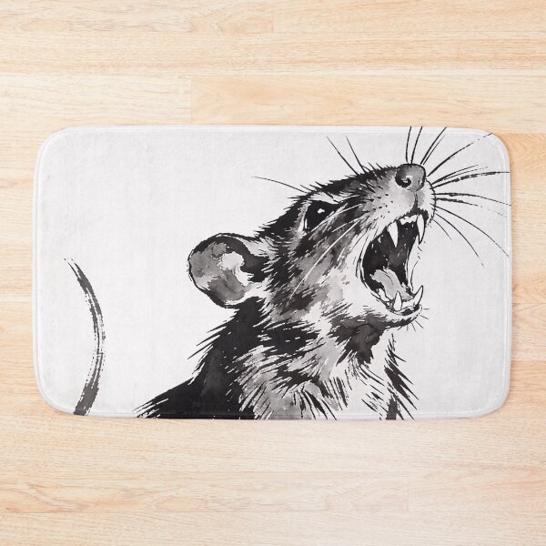 Item preview, Angry Rat Ink Illustration designed and sold by StudioDestruct.