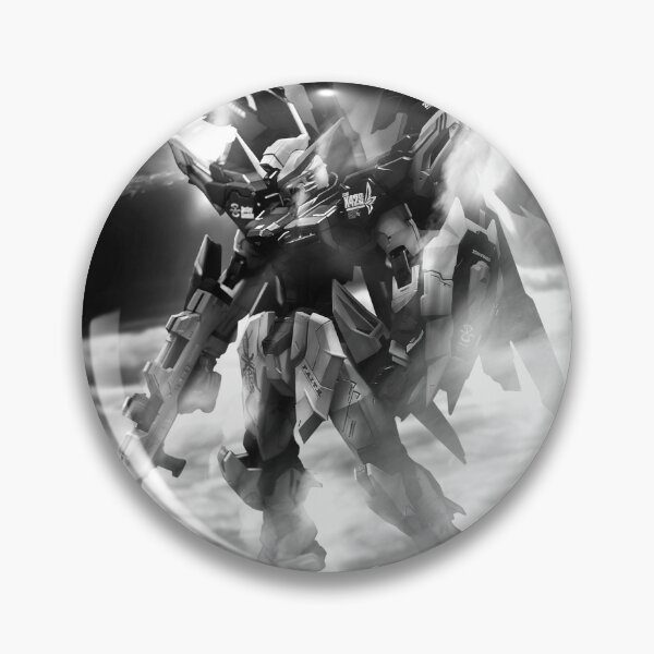 Item preview, destiny gundamseed black white design digital art designed and sold by sabartgunpla.
