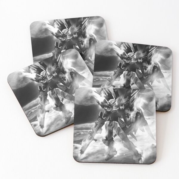 Item preview, destiny gundamseed black white design digital art designed and sold by sabartgunpla.
