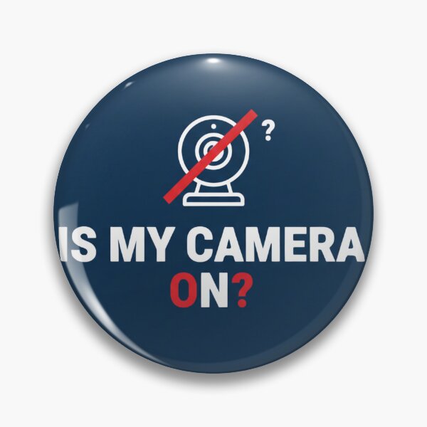 Item preview, Is My Camera On? - Funny Remote Work Privacy Sticker designed and sold by ZYNORAworld.