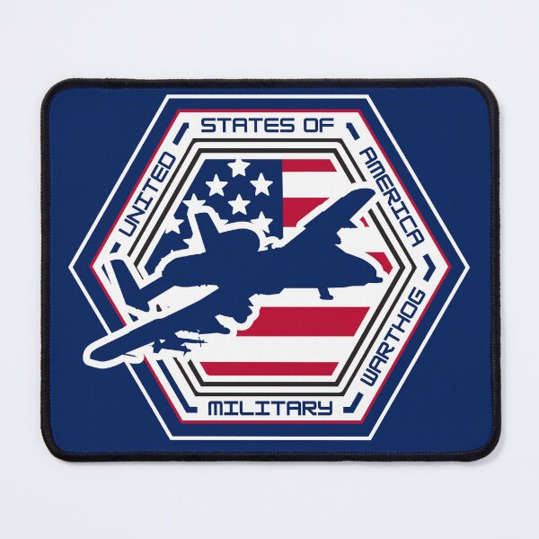 Item preview, A‑10 Warthog Military Hexagon Emblem – Patriotic American Flag Airpower Design for Veterans & Proud Patriots designed and sold by GFamilyC.