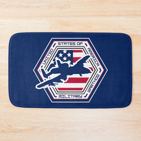 Item preview, A‑10 Warthog Military Hexagon Emblem – Patriotic American Flag Airpower Design for Veterans & Proud Patriots designed and sold by GFamilyC.