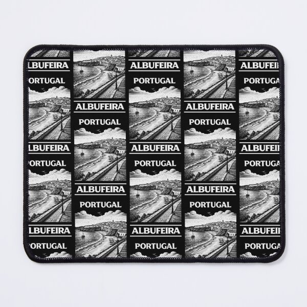 Item preview, Albufeira Portugal Linocut Style  designed and sold by Thistle-TShop.