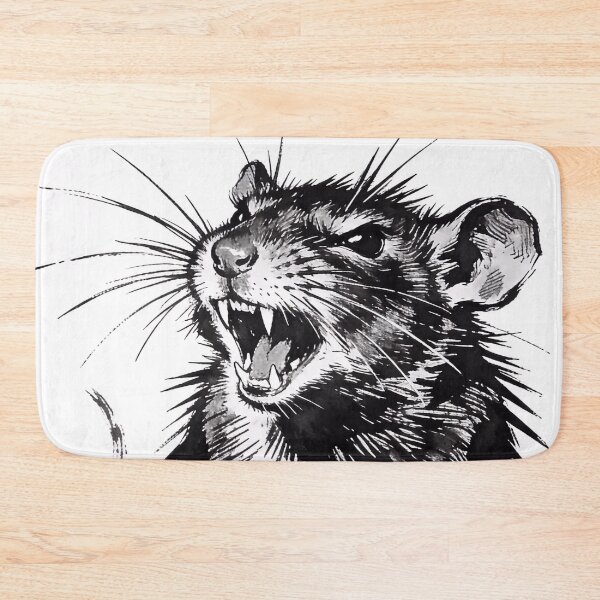 Item preview, Angry Rat Ink Illustration designed and sold by StudioDestruct.