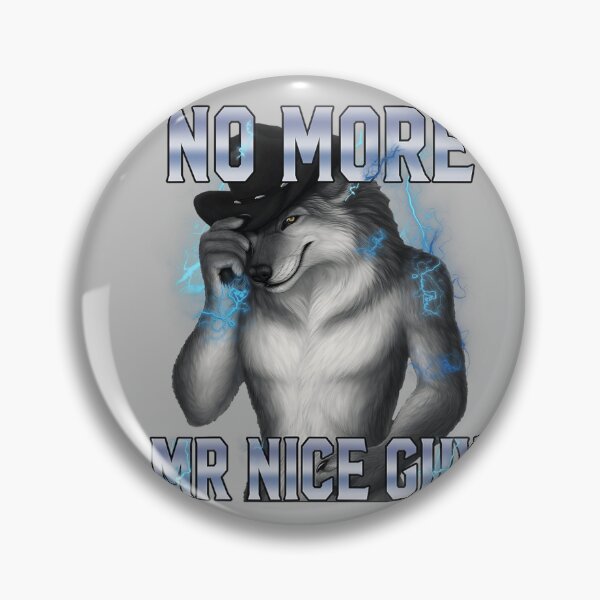 Item preview, No More Mr Nice Guy Funny Alpha Wolf Meme Unhinged Brainrot designed and sold by mjohnson9.