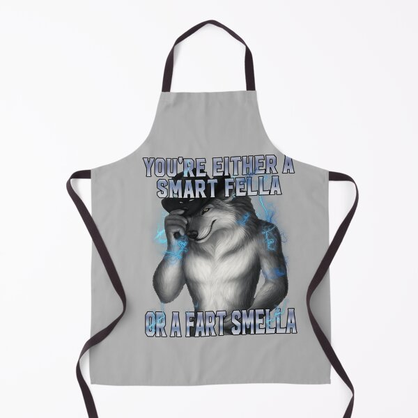 Item preview, Smart Fella Alpha Wolf Meme Funny Werewolf Cursed Meme designed and sold by mjohnson9.