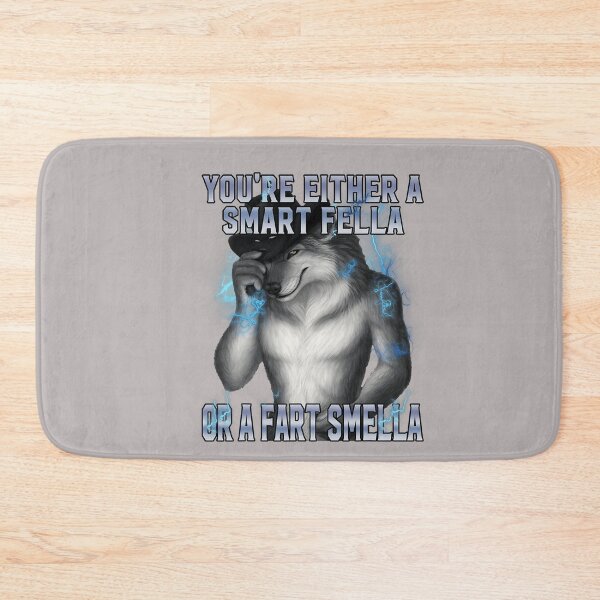 Item preview, Smart Fella Alpha Wolf Meme Funny Werewolf Cursed Meme designed and sold by mjohnson9.
