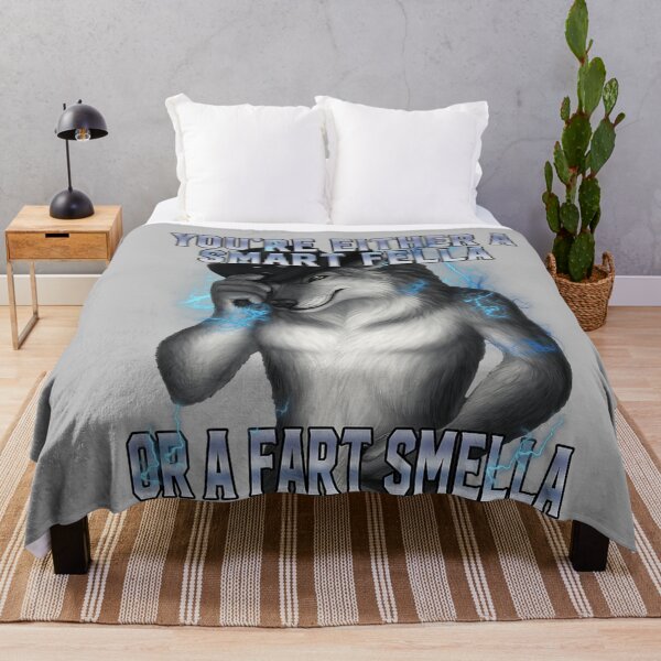 Item preview, Smart Fella Alpha Wolf Meme Funny Werewolf Cursed Meme designed and sold by mjohnson9.