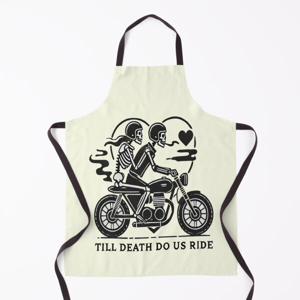 Item preview, Till Death Do Us Ride – Skeleton Biker Couple Gothic Motorcycle Love Design designed and sold by Rajasekar.