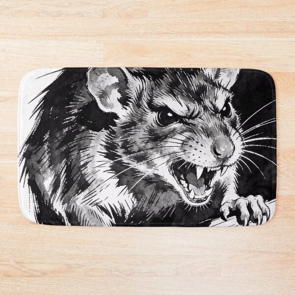 Item preview, Angry Rat Ink Illustration designed and sold by StudioDestruct.