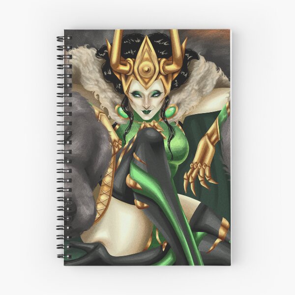 Aperçu de l'œuvre Lady Loki et Fenrir créée et vendue par SSTArtwork.