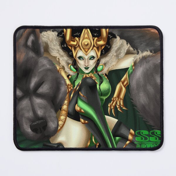 Item preview, Lady Loki and Fenrir designed and sold by SSTArtwork.
