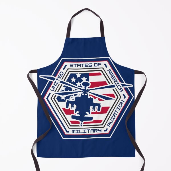Item preview, U.S. Military Aviation Hexagon Emblem – Patriotic American Flag Helicopter Design for Veterans & Proud Patriots designed and sold by GFamilyC.