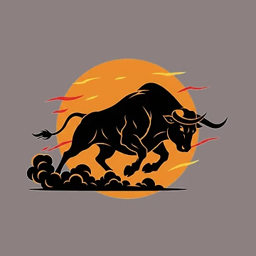 Artwork thumbnail, The Raging Bull by MonetaryMerch