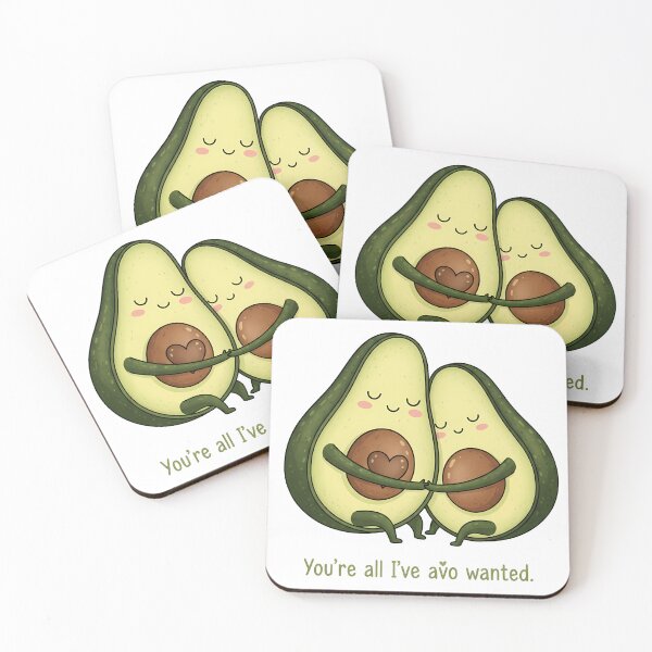 Item preview, You’re All I’ve Avo Wanted - Whimsical Avocado Hug designed and sold by Divinedesignbydulce.