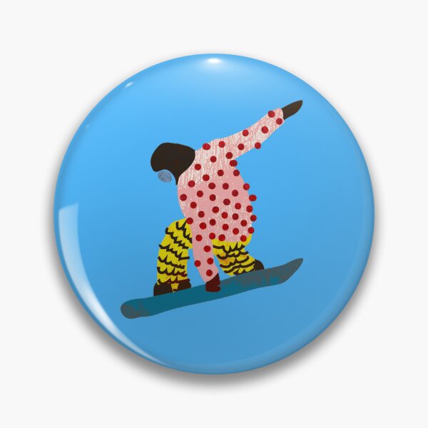 Item preview, Funky Groovy Snowboarder designed and sold by louweasely.