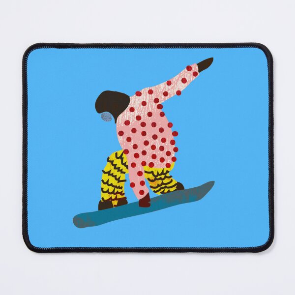 Item preview, Funky Groovy Snowboarder designed and sold by louweasely.