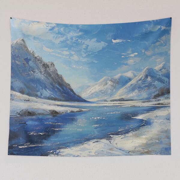 Item preview, The Best Nature Of Ice River Oil Painting designed and sold by GrinGalore.