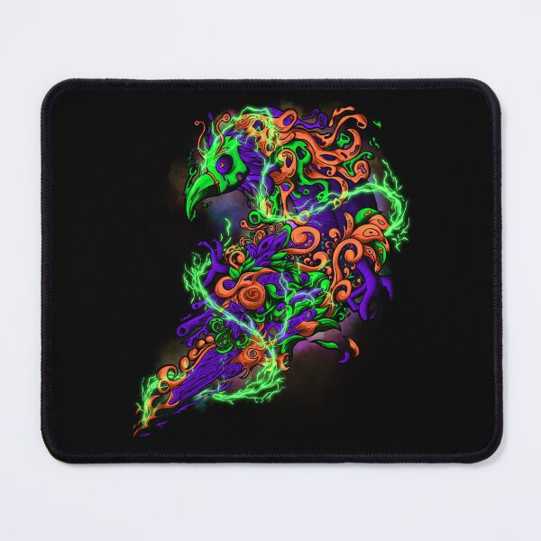 Item preview, Cosmic Ravenstorm – Psychedelic Energy Bird Explosion designed and sold by Neon Chaos Studio.