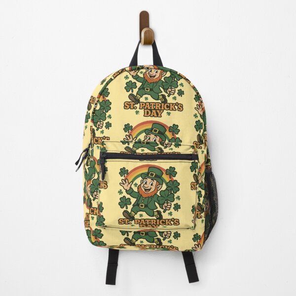 Item preview, Leprechaun with Rainbow and Shamrocks designed and sold by Ghost on Toast.