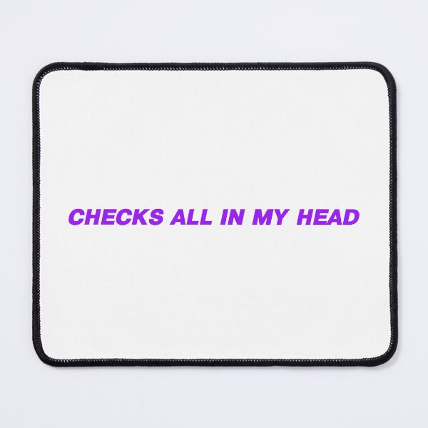 Item preview, Checks All In My Head designed and sold by Gotta Escape.