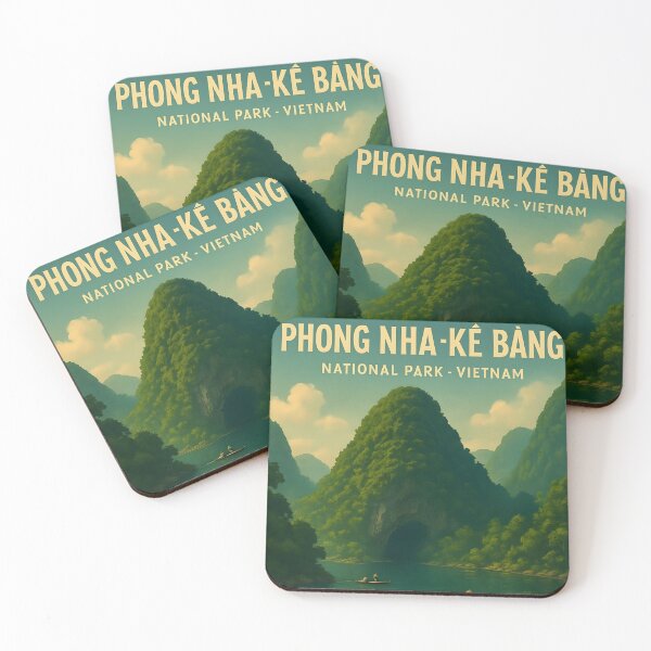 Item preview, Phong Nha-Ke Bàng River and Cave Vietnam Poster designed and sold by FestivityFinds.