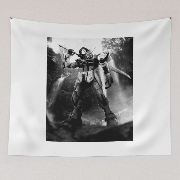 Item preview, black white sword strike gundam seed kira yamato digital illustration digital imaging  designed and sold by sabartgunpla.