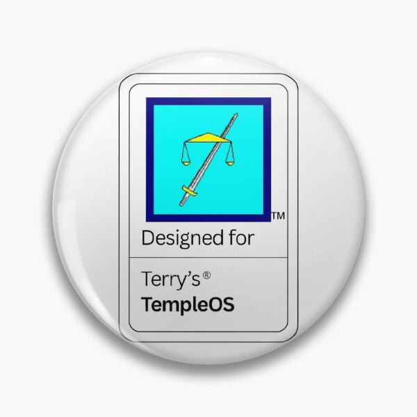 Item preview, TempleOS Terry Davis designed and sold by dazzlingneko.