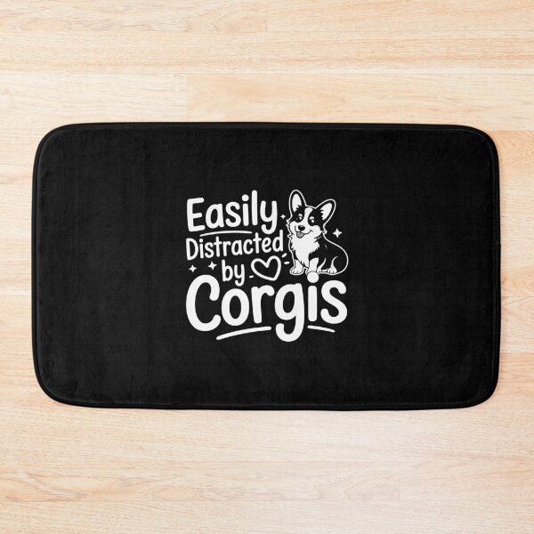 Item preview, Easily Distracted By Corgis Animal Welsh Corgi Dog Pet Lover designed and sold by MarkLeedsArt.