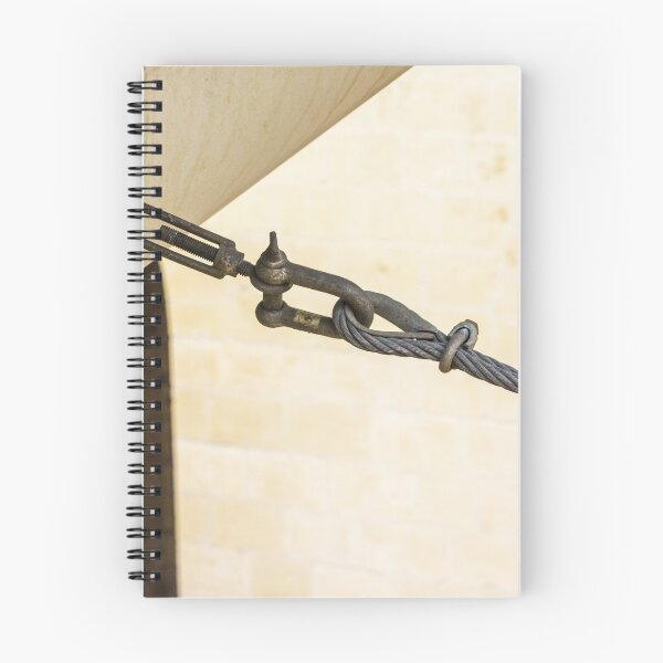 Item preview, Industrial Steel Cable With Turnbuckle Clamp Securing Anchor To Stone Wall designed and sold by Nmallia.