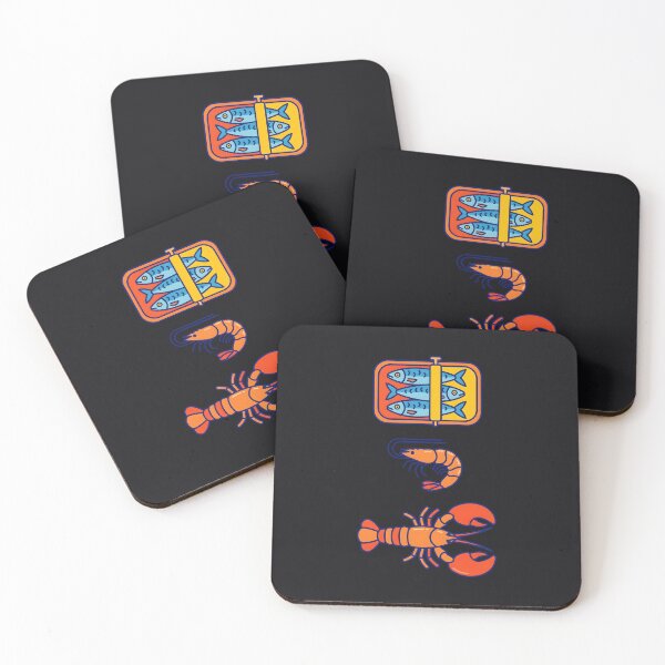 Item preview, Colorful Seafood Sticker Trio Set designed and sold by EimSol.