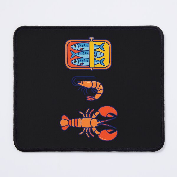 Item preview, Colorful Seafood Sticker Trio Set designed and sold by EimSol.