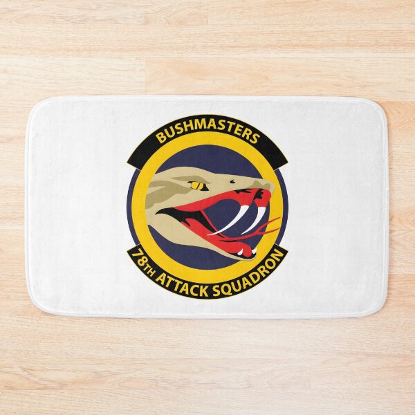 Item preview, Official Patch of the 78th Attack Squadron "Bushmasters" designed and sold by CharlieDesings.