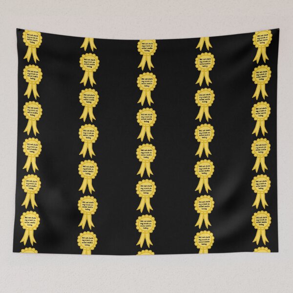 Item preview, Crush Stalking Yellow Award Ribbon designed and sold by CamilasPrints.