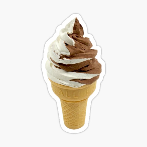 Item preview, Twist Ice Cream Cone - Vanilla and Chocolate Soft Serve designed and sold by oggi0.