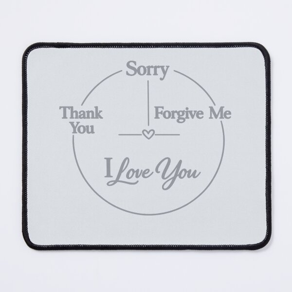 Item preview, Mindfulness circle tee Affirmation Shirt – Sorry Forgive Me Thank You I Love You designed and sold by Clavrox.