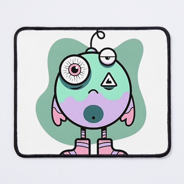 Item preview, Cute funny weird character in surreal style designed and sold by iwzzuel.