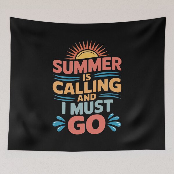 Item preview, Summer Is Calling – Sunset Palm Tree  designed and sold by angolinnArt.