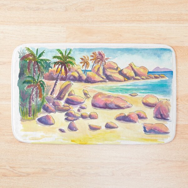 Item preview, The Baths Virgin Gorda Rock Caribbean Beach Paradise Seascape designed and sold by artshop77.