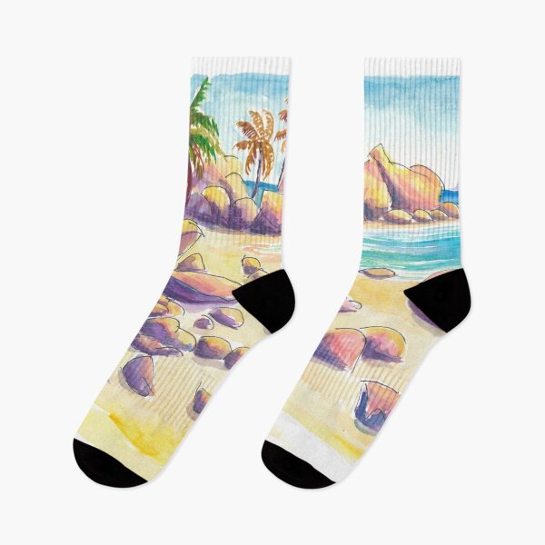 Item preview, The Baths Virgin Gorda Rock Caribbean Beach Paradise Seascape designed and sold by artshop77.