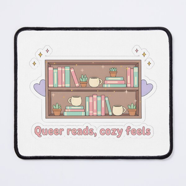 Item preview, Queer Reads Cozy Feels – LGBTQ Pride Reading Aesthetic Art designed and sold by Pride_Prints.