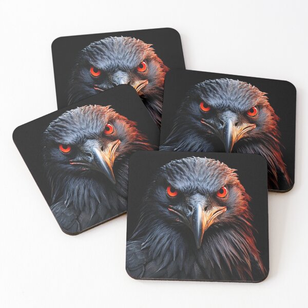 Item preview, The Gaze of Hell: Red-Eyed Black Eagle designed and sold by Black Ink Visions.