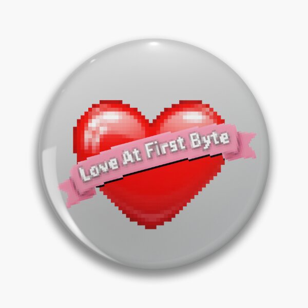 Item preview, Valentines Pixel Heart designed and sold by Heaton-B-Design.