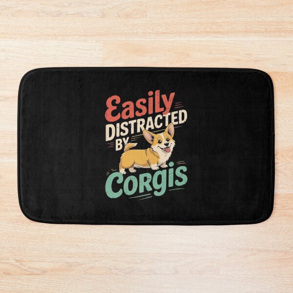 Item preview, Easily Distracted By Corgis Welsh Corgi Dog Pet Lover T designed and sold by MarkLeedsArt.