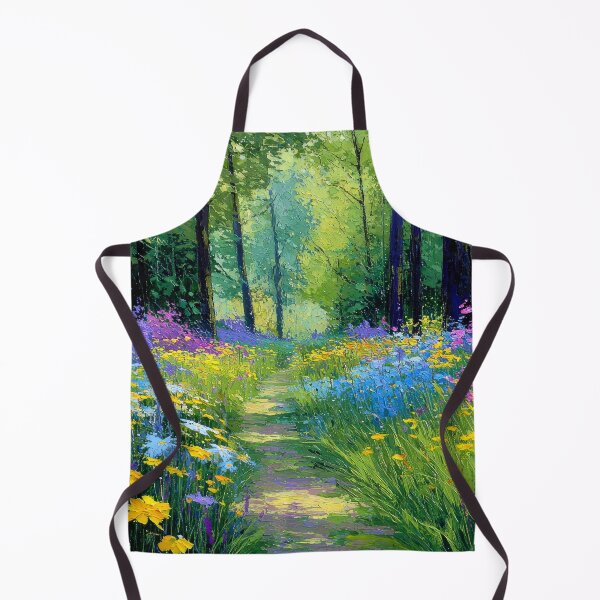 Item preview, Woodland Scene With Colorful, Vibrant Wildflowers Digital Art designed and sold by DEC02.