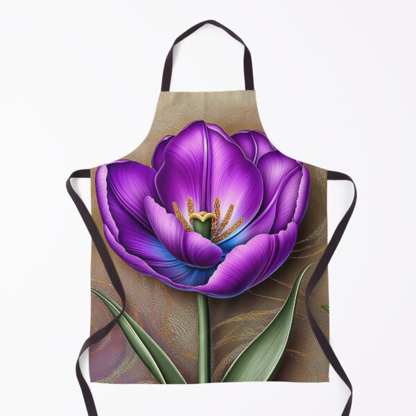 Artikelvorschau, Elegante Tulpen in Lila und Blau entworfen und verkauft von MargaretWiktor.