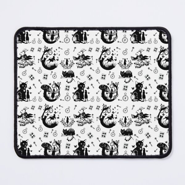 Item preview, Alice in Wonderland Playing Cards Black And White Pattern designed and sold by Custom Gift Design .