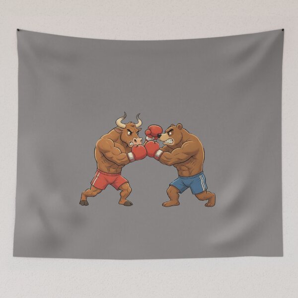 Item preview, Bull vs Bear designed and sold by MonetaryMerch.