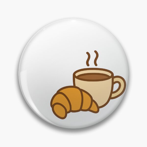 Item preview, Cozy Morning Club Cute Croissant Aesthetic – Cozy Breakfast Design designed and sold by CalmMandala.